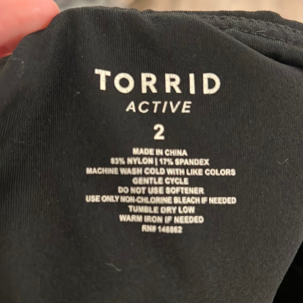 Two pairs of Torrid Active Leggings